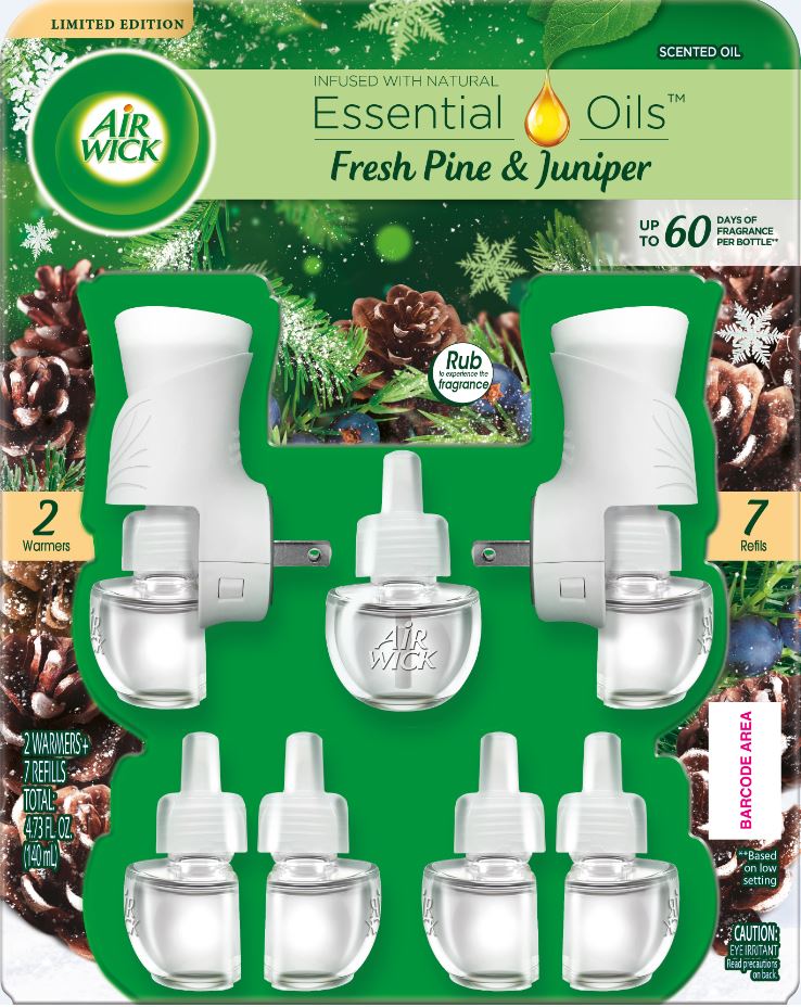 AIR WICK® Scented Oil - Fresh Pine & Juniper - Kit